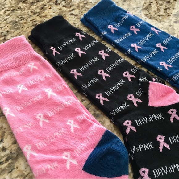 Cancer Awareness Men’s Dress Socks - 3 Pair - Picture 4 of 7